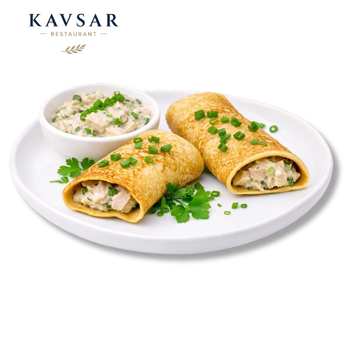 Vegetarian Julienne Crepes (2 Pcs)