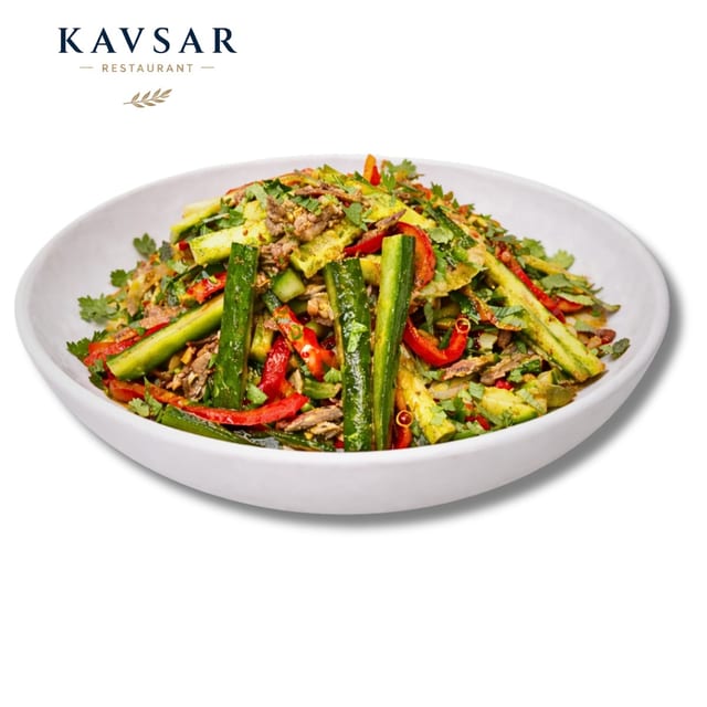 Spicy Cucumber Salad.